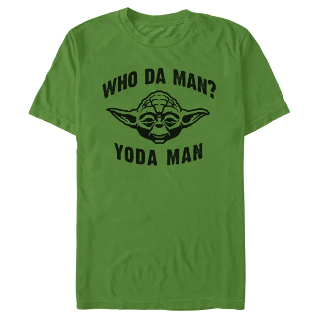 Men's Star Wars: The Empire Strikes Back Who Da Man Yoda T-Shirt