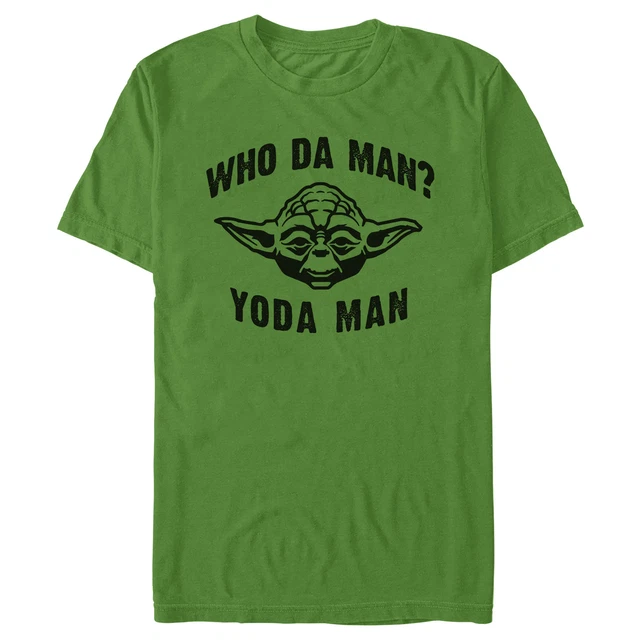 Men's Star Wars: The Empire Strikes Back Who Da Man Yoda T-Shirt
