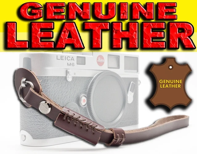GENUINE LEATHER HAND Wrist Strap Fits Canon Eos R3 R6 R5 Ra Rp R 850D