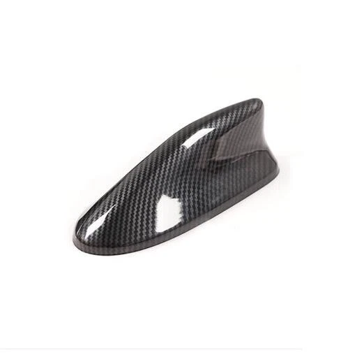 For Mitsubishi Lancer Evo 08-17 Carbon Fiber Shark Fin Antenna Aerial Cover Trim