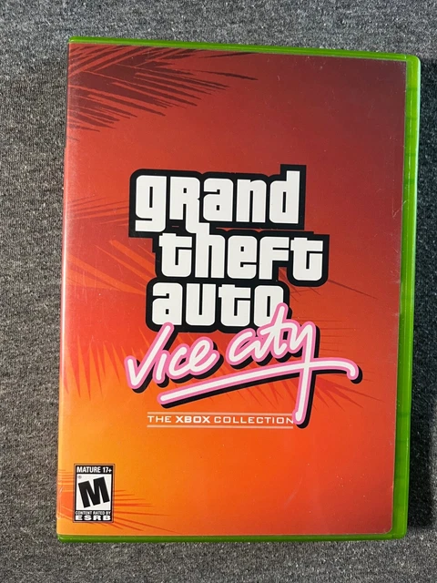 Grand Theft Auto Vice City (Microsoft Xbox) Complete w/ Map *Collection