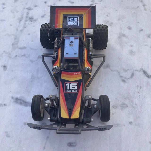 NIKKO RC 1985 BLACK FOX FRAME BUGGY Black Vintage Rare EUR 25,00