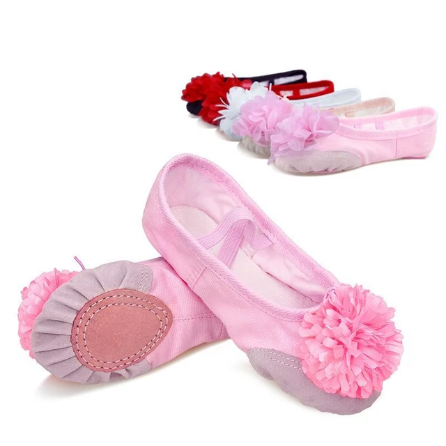Women Ballet Dance Shoes Colorful Slippers Split Sole Soft Yoga Gymnastics Girls