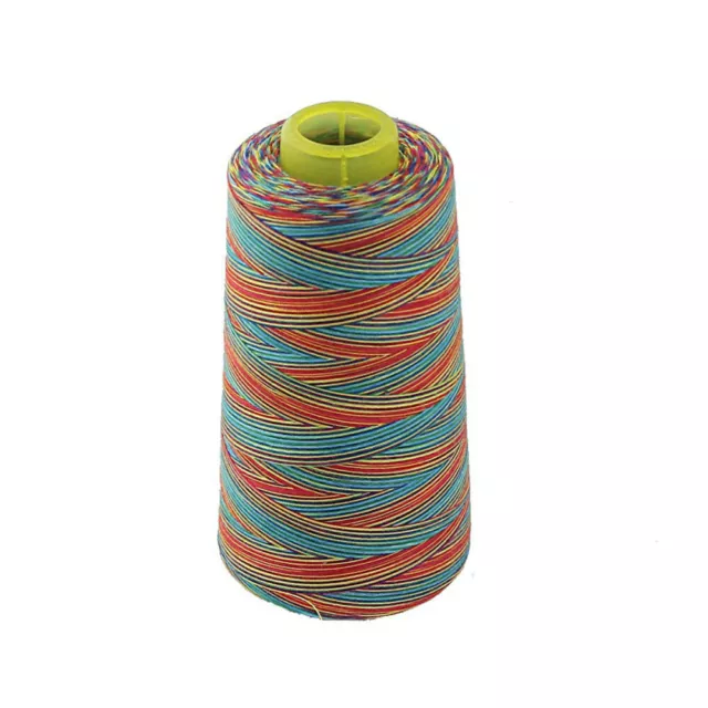 Polyester Sewing String Bobbin Cone Serger Thread - 3000yds