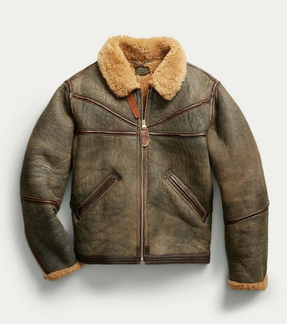 Giacca pelle uomo clearance ralph lauren