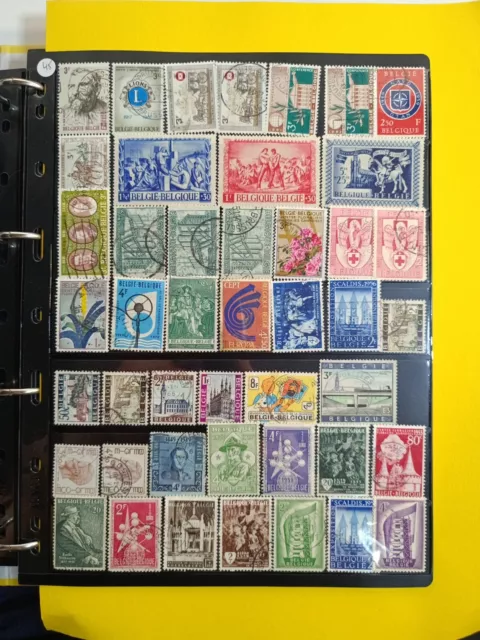 Lot Timbre BELGIQUE BELGIUM Belge stamp neuf ou oblitéré collection monde post