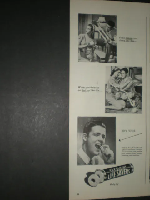 1946 LIFE SAVERS CANDY TEENS Trade print ad