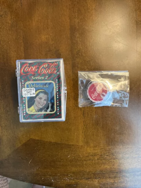 1994 Collect A Card Coca Cola Series 2 Set #101-200 With 8 Different Coke Caps