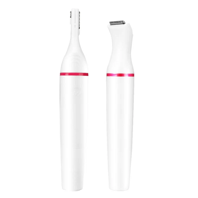4-in-1 Elektrische Frauen Haarrasierer Augenbrauen Nase Bikini Haar Trimmer OBD