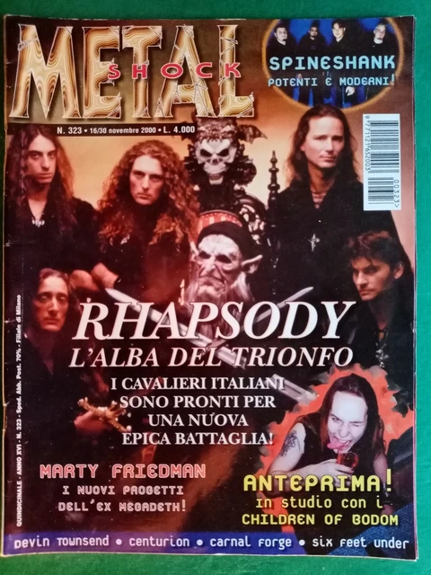 Sadagara R Magazine R @ R@MAGAZINE Ans 90 Métal Médicale Pour RHAPSODY-RIF.5965 EUR 9,83 ...