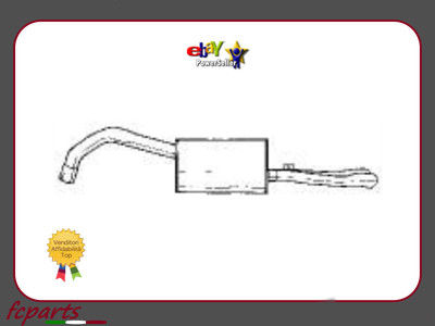 2.0 TD 162 - SIGAM 18608 SIGAM SILENZIATORE POSTERIORE Alfa Romeo 75 1985-1992 