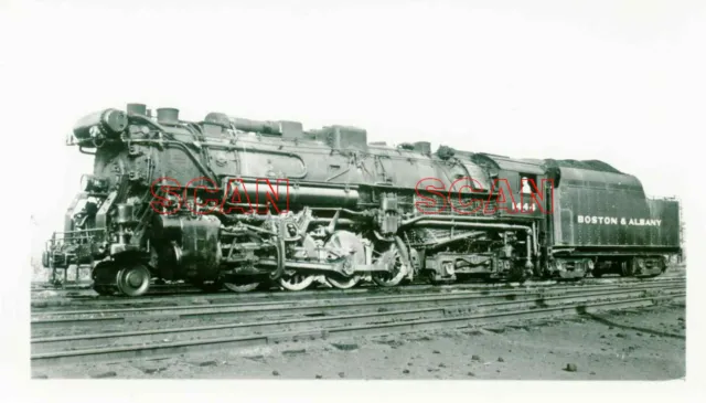 1B759 RP 1949/60s BOSTON & ALBANY RAILROAD 2-8-4 LOCO #1444 SELKIRK NY