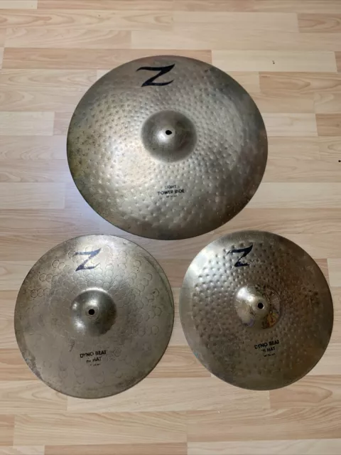 Zildjian Z Light Power Ride 20" + Dyno Beat Hi Hat 14” | Cymbals Konvolut Lot