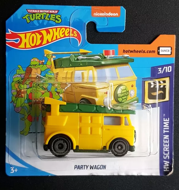 Hot Wheels 2020 Teenage Mutant Ninja Turtles (TMNT) Party Wagon HW Screen time 