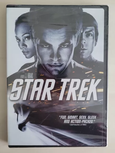 Star Trek DVD, Widescreen, New Sealed, Jeff Abrahms Chris Pine, Si-Fi, Capt Kirk