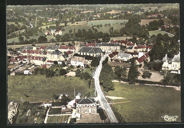 CPA Champsecret, Vue aerienne, vue aérienne