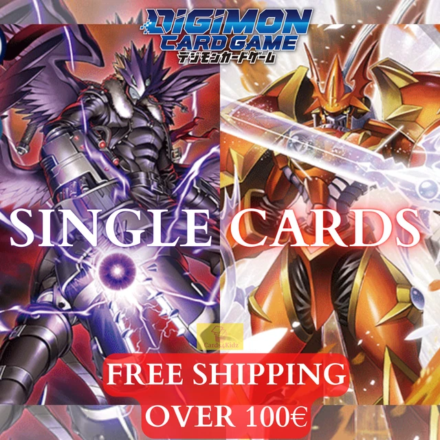 DIGIMON CARTE GAME EX02 Digital Hazard Booster Box EX2 Single Cards