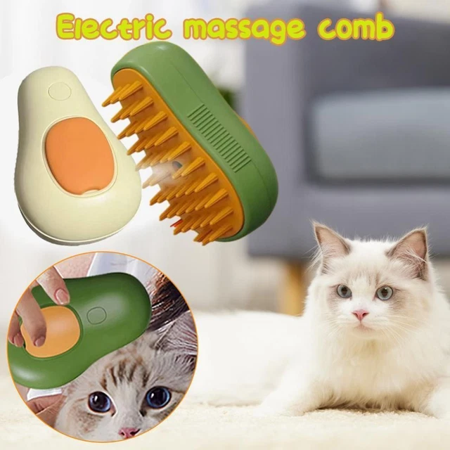 Comb For Cats, 2024 Best 3 In 1 Pet Steam Brush