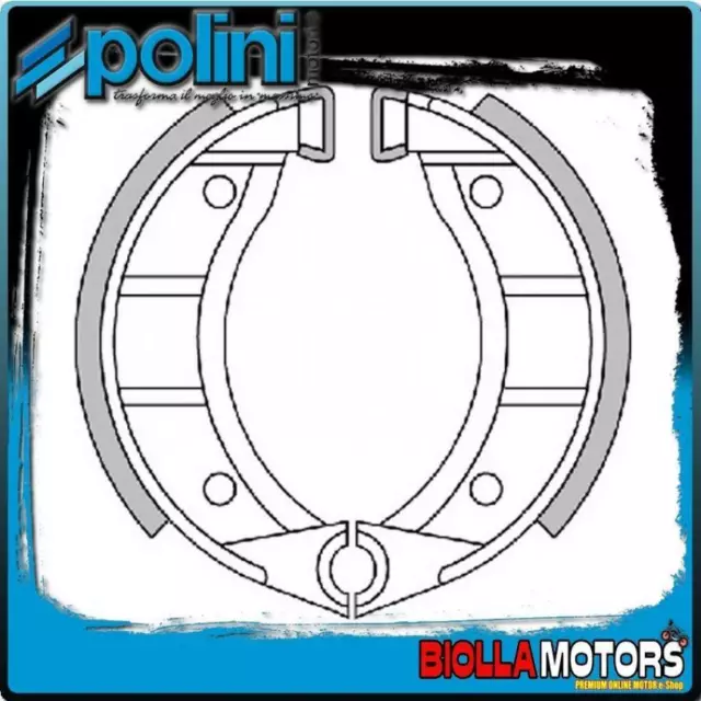 176.0151 CEPPI FRENO POLINI D.90X18 (con molle) PIAGGIO CIAO