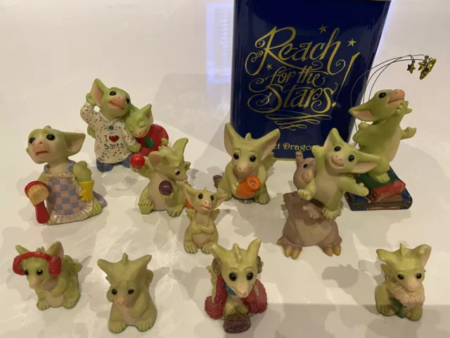 The Whimsical World Of Pocket Dragons Real Musgrave Collectible Figurines X11