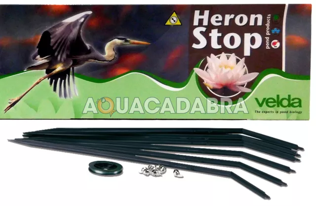 Línea De Cuerda De Parada De Estanque Velda Heron Con Campanas Jardín Estanque Estanque De Peces