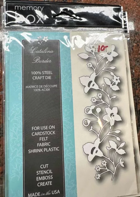 New Memory Box Craft die Catalina Border Item 98123 Made in USA with 100% Steel