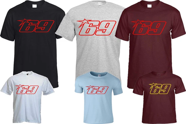 T-shirt Nick Hayden Uomo 69 Moto GP Moto Moto Biker Racing Top unisex