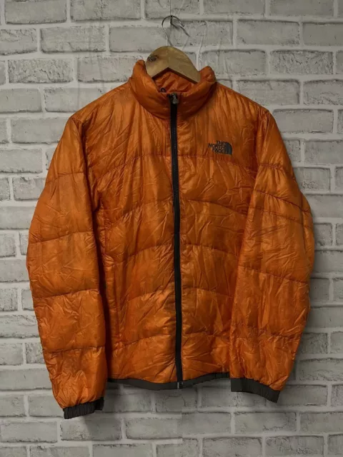 The North Face Puffer Jacket, Orange Men Size Large Vintage