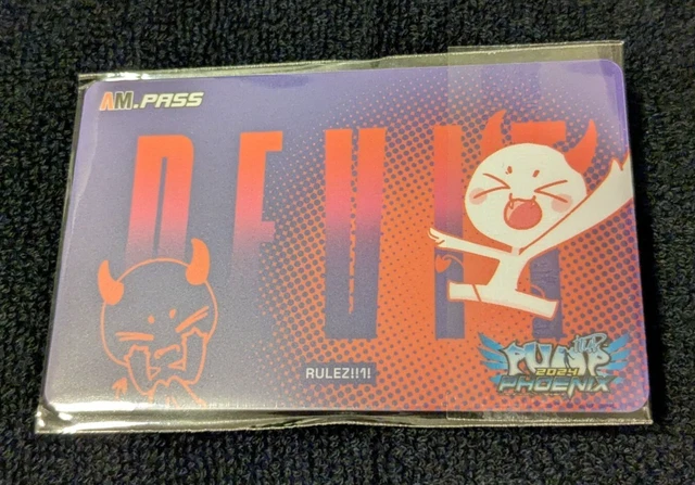 SPEDIZIONI DAGLI USA Andamiro Pump It Up Phoenix 2024 AM.PASS Carta Pass Per Gioco, Nuovo