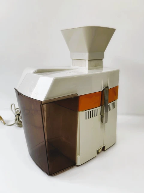 Centrifugeuse Moulinex N2 Vintage – Blanc Et Orange – Fonctionne, Proche Du Neuf