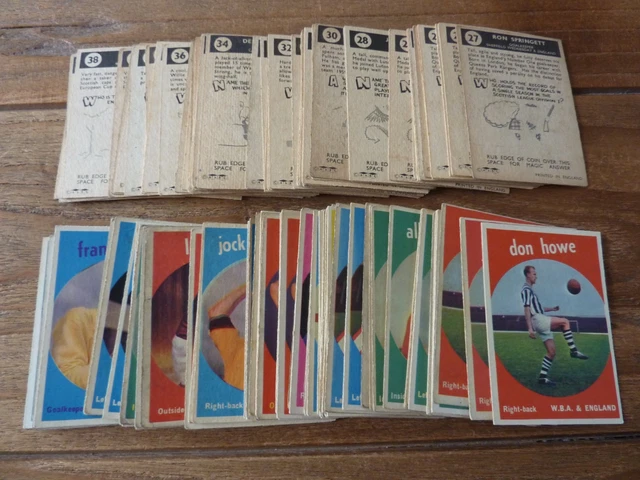 1973 A&BC Blue Back 1st Series Football Cards – UK Issue, Original Gum Cards, Pick Individual Cards 1-63