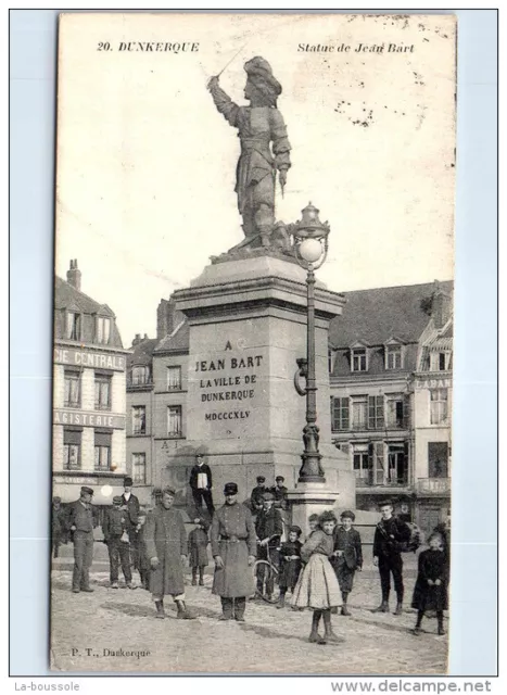 59 DUNKERQUE - statue de jean bart.