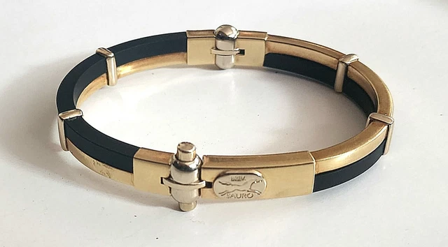 Mens Sauro Diamond Gold Link Bracelet on Vimeo