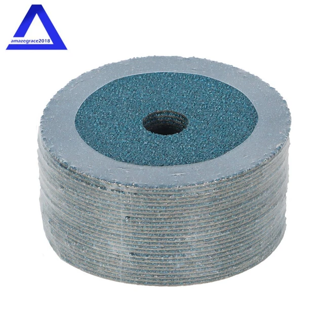 50 Pack 7" x 7/8" 24 Grit Zirconia Resin Fiber Disc Grinding and Sanding Discs