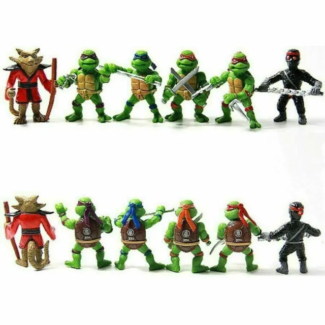 6Pcs Teenage Mutant Ninja Turtles TMNT Action Figures Collection Toys Set Gift