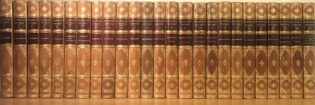 LEATHER Set;SIR WALTER SCOTT,WAVERLY NOVELS!Complete Original(1886!)VERY GOOD! LEATHER Set;SIR WALTER SCOTT,WAVERLY NOVELS!Complete Original(1886!)VERY GOOD!