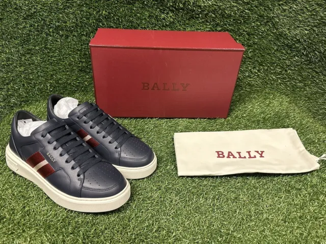 Bally Moony Calf Skin Men's Sneaker Navy/Ink