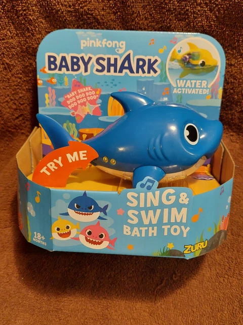 PINK FONG BABY Shark Sing And Swim Bath Toy Daddy Shark 8 00 PicClick
