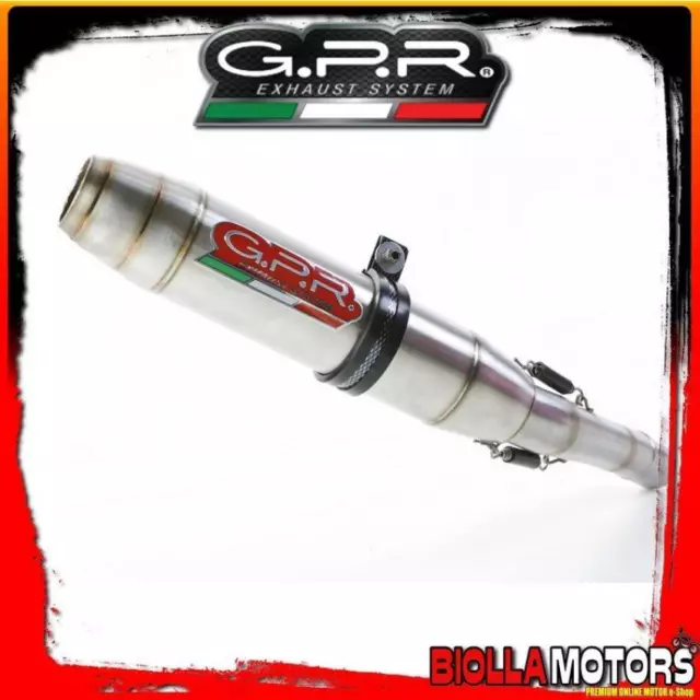 Silenziatore Gpr Honda Hornet Cb 600 F 600Cc 2003-2006 Omologato/Approved Deepto