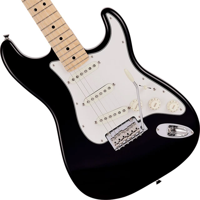 Fender Fabriqué En Japon Junior Collection STRATOCASTER Noir Avec Housse 8