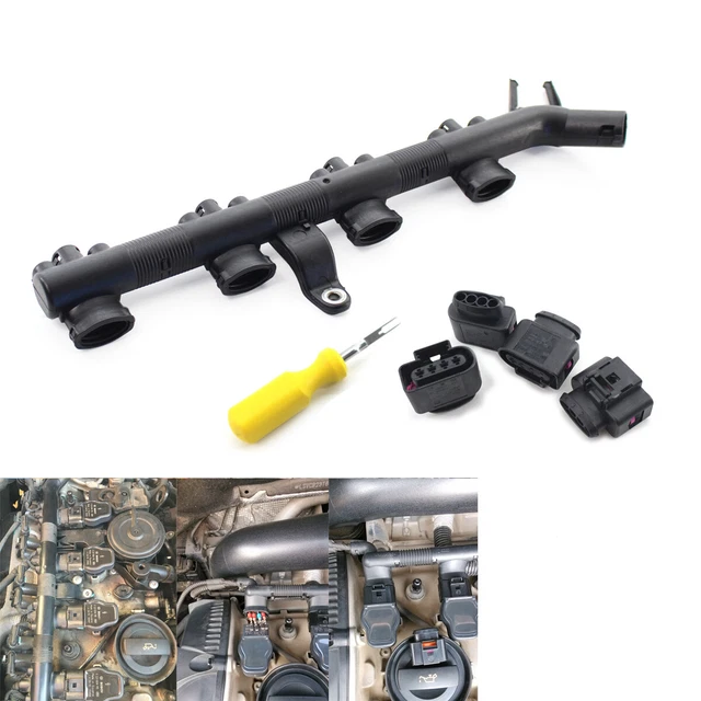 SET IGNITION COIL Connector Repair Kit Harness Wiring for Audi A4 A5 A6