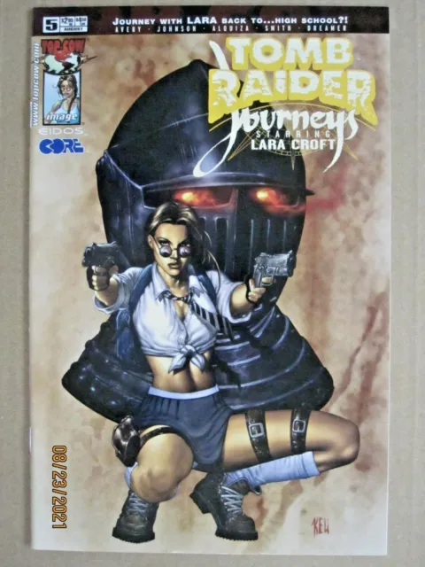 2002 Top Eidos/Core/Cow/Image Comics Tomb Raider: Journeys #5 Keu Cha Cover