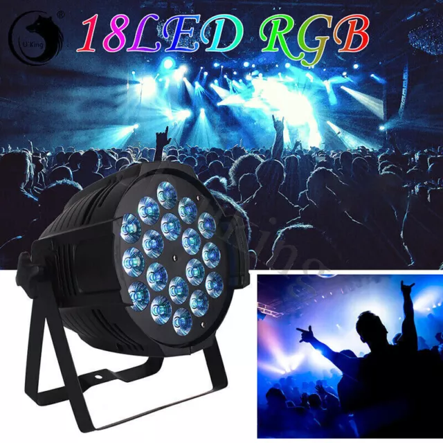 270W Dmx512 Led Par Can Stage Lights With Lighting Controller Strobe Beam Party 2