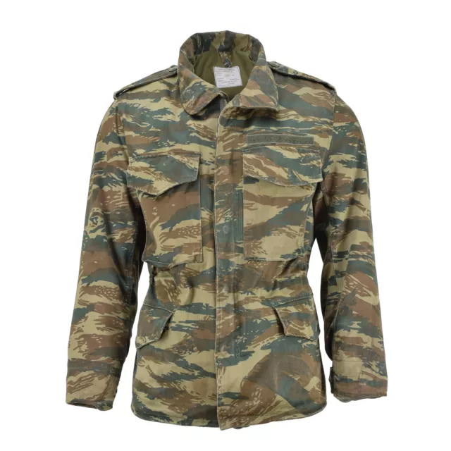 VINTAGE MILITARY SWISS Army Alpine Camo Field Jacket with Hood Genuine ...