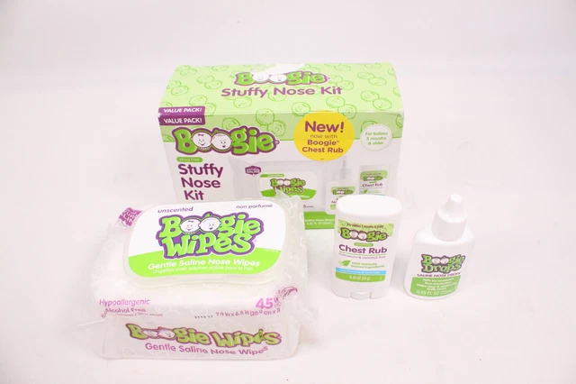 Boogie Stuffy Nose Kit and Chest Rub Stick - 9.18oz/6ct