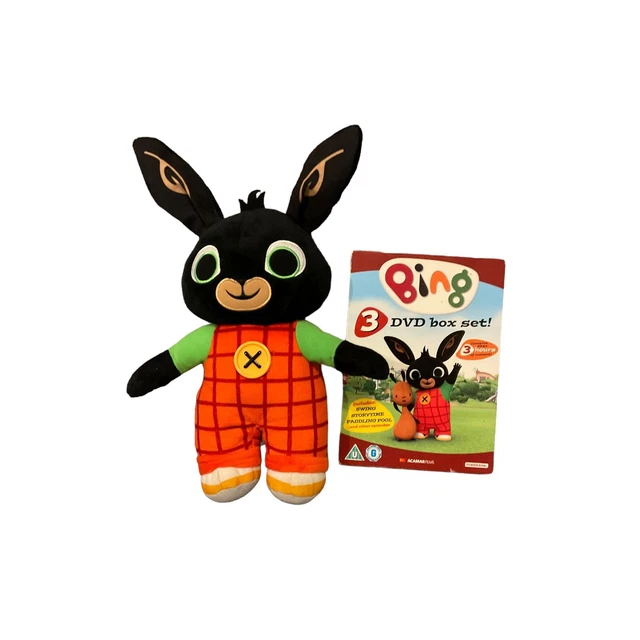 TALKING BING BUNNY Plush Toy - 30cm with DVD Set - Official CBeebies £ ...