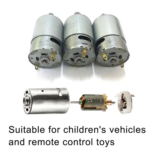 Zähne 6V/12V RS550 Elektroauto-Motor für Kinder Ersatz motor Auto-Motor