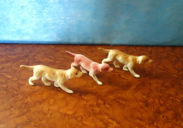 Lot De Culbutos Poussah En Celluloïd Ancien – Jouets De Bureau Vintage – Rare