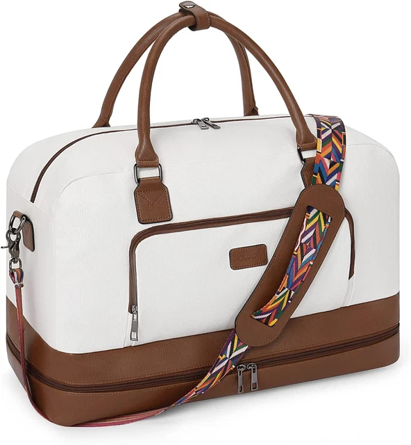 Weekender Bags for Women Canvas Duffle Bag Travel Overnight Bags Carry on Tote w