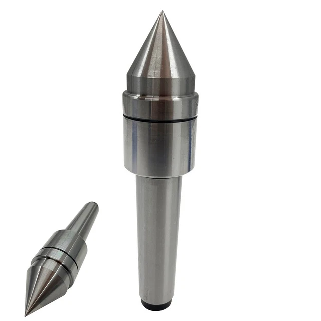 Precision Carbide Live Center Morse Taper #4 Revolving Thimble 4 Rotary Plunger